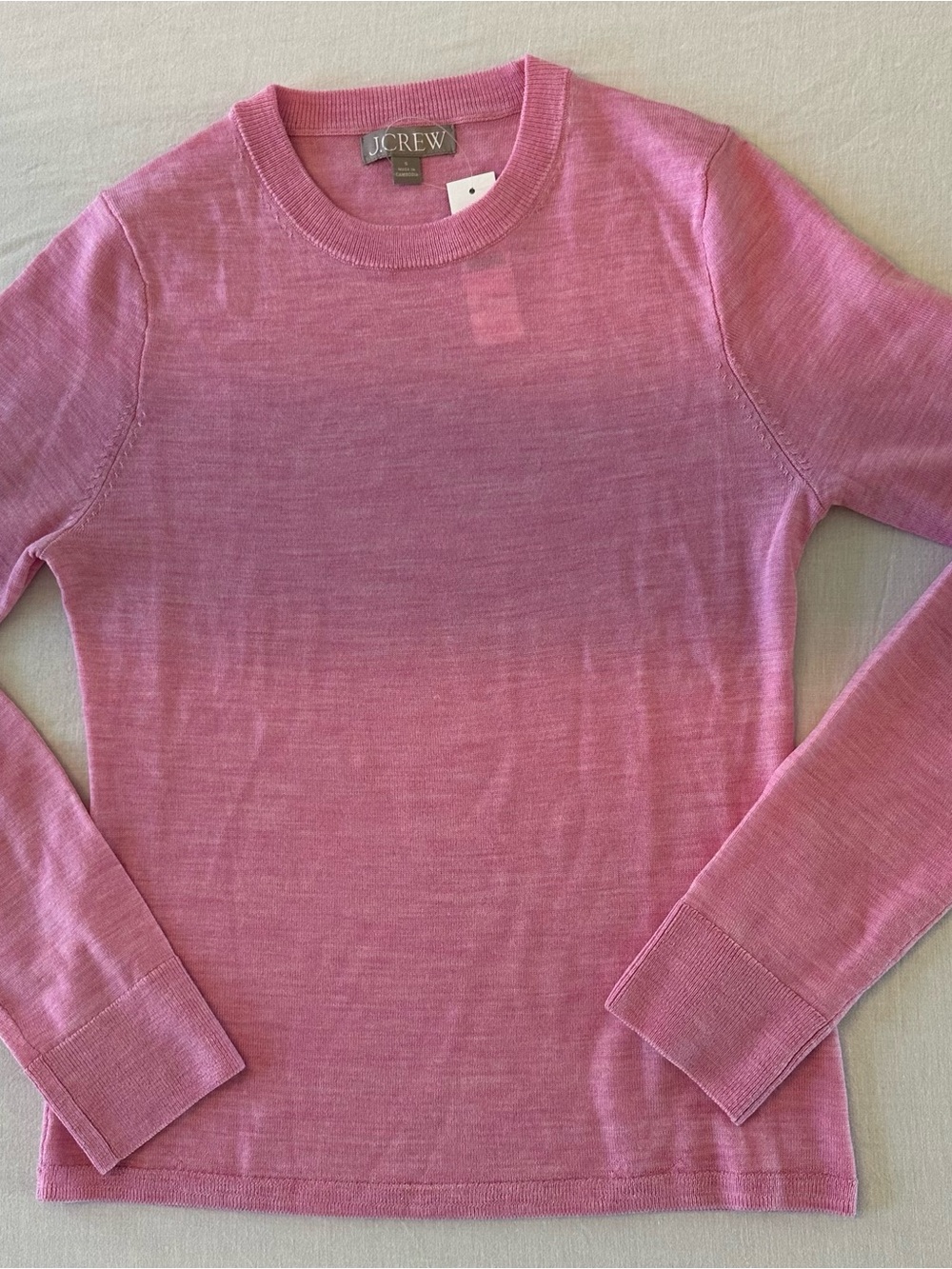 J. Crew Pink Crewneck Sweater